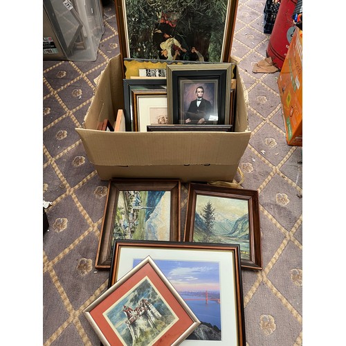 181 - Variety Of Framed Pictures And Prints Etc.