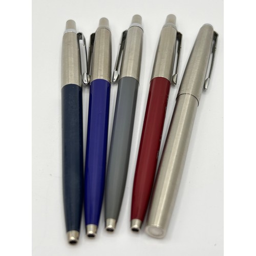 121 - A Collection Of Vintage Parker Ball Point Pens.