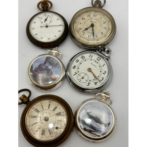 125 - A Collection Of Vintage Pocket Watches As Found ,