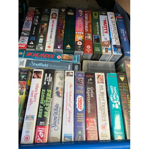 37 - 2 Large Boxes Of Various VHS Tapes