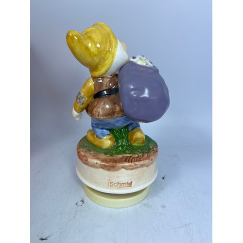 67 - Ceramic Musical “Happy” Dwarf Stands 7