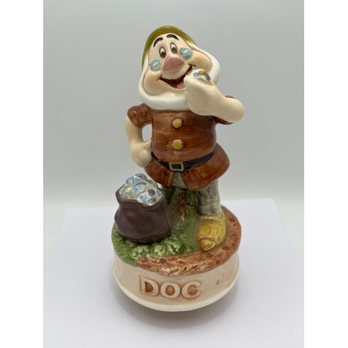 71 - Musical Ceramic “Doc” Dwarf. Stands @ 7”