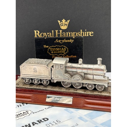 168 - Royal Hampshire The Thomas & Friends Pewter Collection Ltd Edition , Edward , Boxed With Certificate... 