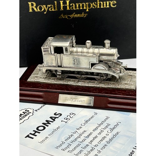 169 - Royal Hampshire The Thomas & Friends Pewter Collection Ltd Edition , Thomas , Boxed With Certificate... 