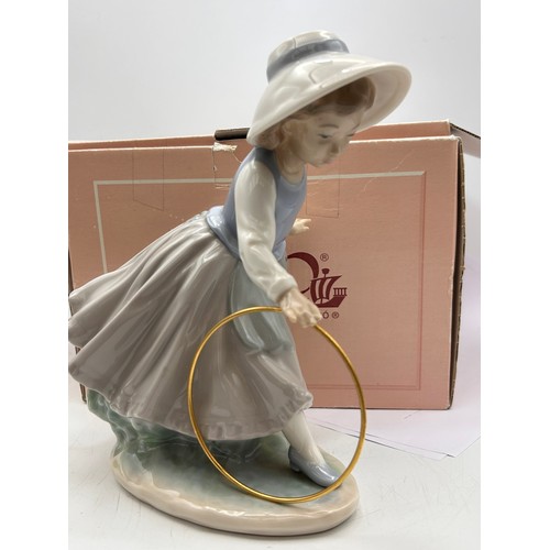 183 - Boxed Nao Figure Of Girl With Hoop, 8