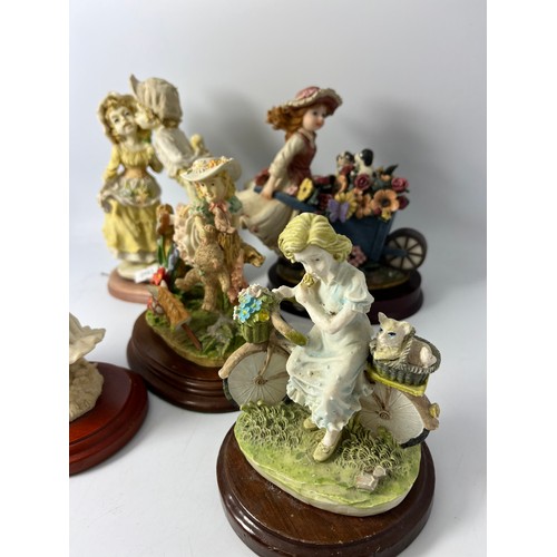 294 - Variety Of Child Figures Including Leonardo Collection.