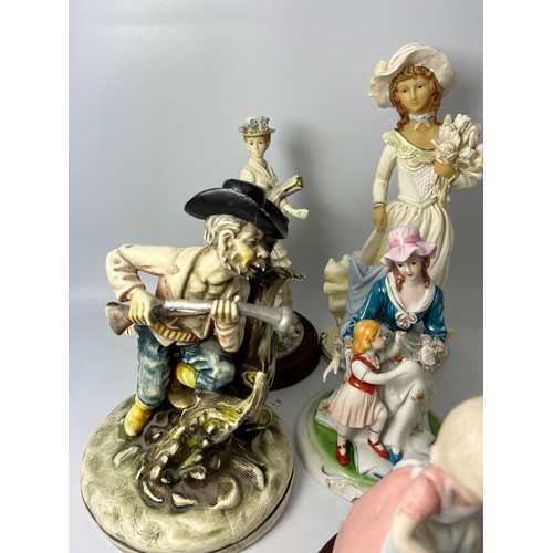 297 - Various Ceramic And Resin Figures Including Leonardo Collection.