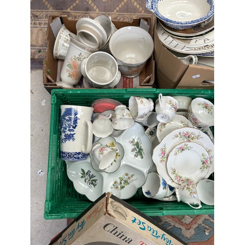 280 - Three Boxes Of Various Ceramics.