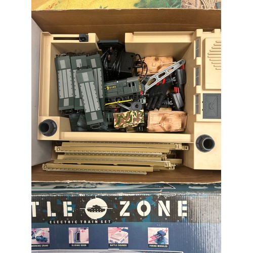 271 - Hornby Battlezone Electric Train Set Boxed and Appears Complete