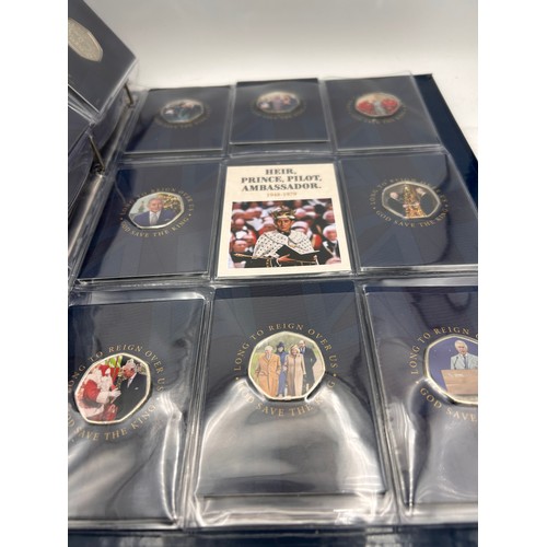 520 - The Land Of Hope And Glory Coin Collection , Over 80 Coins, In Folder.