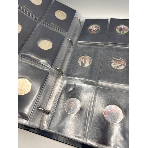 520 - The Land Of Hope And Glory Coin Collection , Over 80 Coins, In Folder.