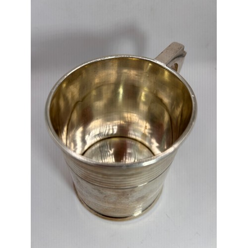 51 - Stunning Victorian Silver Cup , Dated 1868 , Makers Mark WE, Retailed By Barber & Smith. 197g , Stan... 