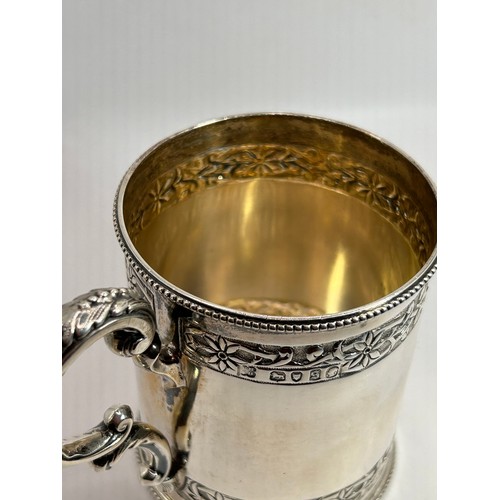 52 - Fabulous Victorian Silver Cup , Hallmarked 1873 London, Makers Mark RM/EH , 152g , 3.5