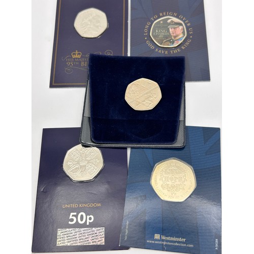 668 - Collectible 50p Proof Coins.