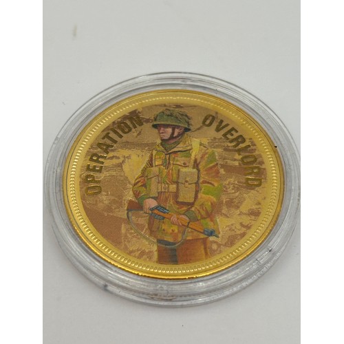 670 - Operation Overlord Proof coin.