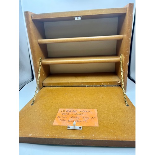 25 - Astroplast First Aid Cabinet With Shelve 14” x 12”