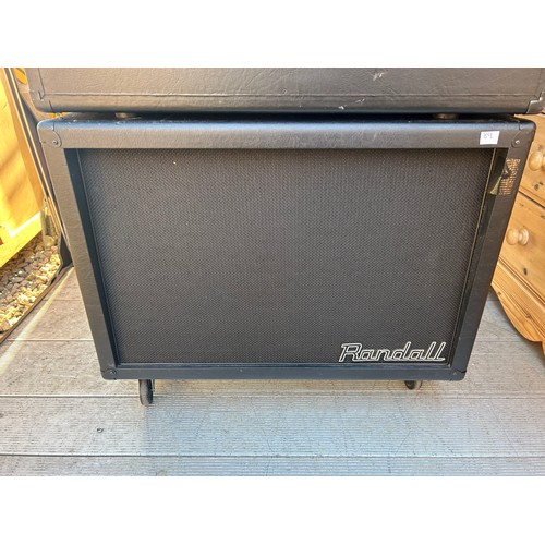 301 - Randall 2 x 12 Cab Fitted With Celestian Vintage 30's