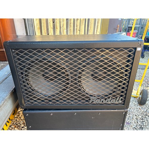 302 - Randall 2 x 12 Metal Grill Cab Fitted With Celestian Vintage 30's