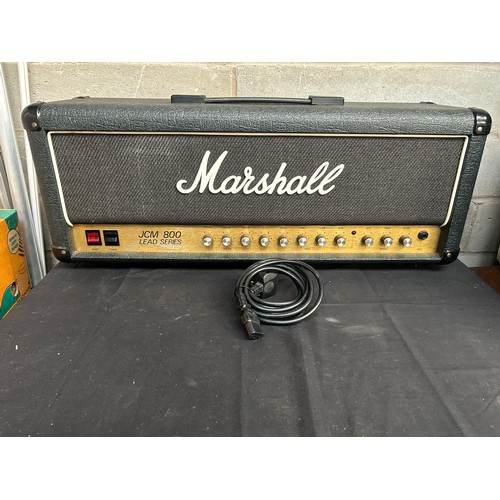 310 - Marshall JCM 800 50 Watt Amp Head Hand Built In The Marshall Factory Around 84/85, Very Good Conditi... 