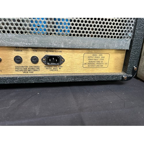 310 - Marshall JCM 800 50 Watt Amp Head Hand Built In The Marshall Factory Around 84/85, Very Good Conditi... 