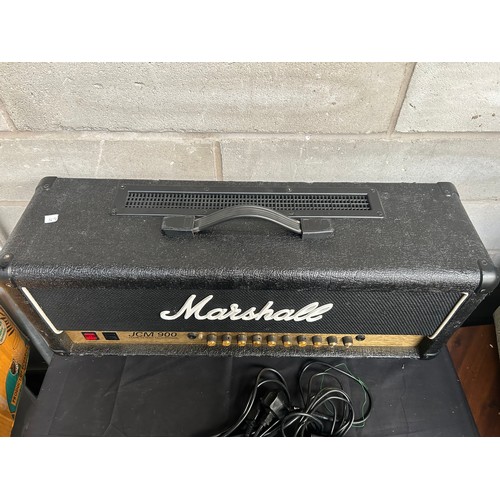 311 - Marshall JCM 900 Amp Head With Footswitch And Leads, 5881 Power Tubes 55