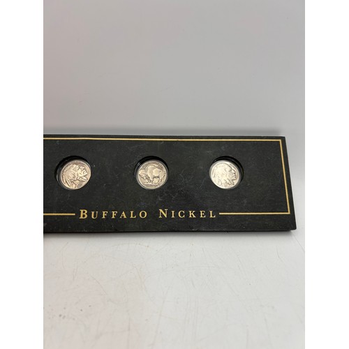 150 - Buffalo Nickel Cased 5 Cent.