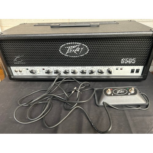 312 - Peavey 6505 Amp Head With Footswitch, Fitted With 6L6 JJ Valves