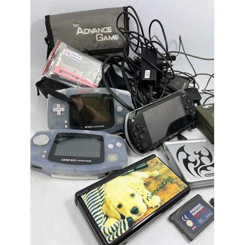 5 - Box To Include PSP Gameboy. Cables. Cases.