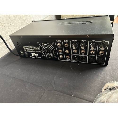 358 - Peavey Classic 60/60 Stereo Tube Power Amp Fitted With 4 EHX Power Valves