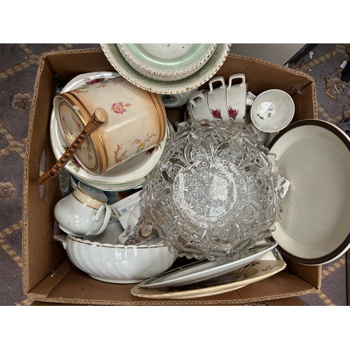 230 - Assortment Of Crockery Items. Plates. Jugs ETC