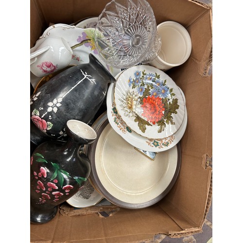 233 - Large Selection Of Mixed Crockery Vases ETC