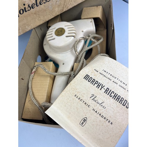 153 - Boxed Vintage Morphy-Richard’s Noiseless Hairdryer