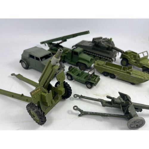 154 - A Selection Of Vintage Military Dinky Toys