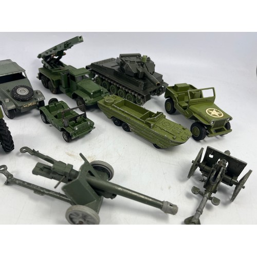 154 - A Selection Of Vintage Military Dinky Toys