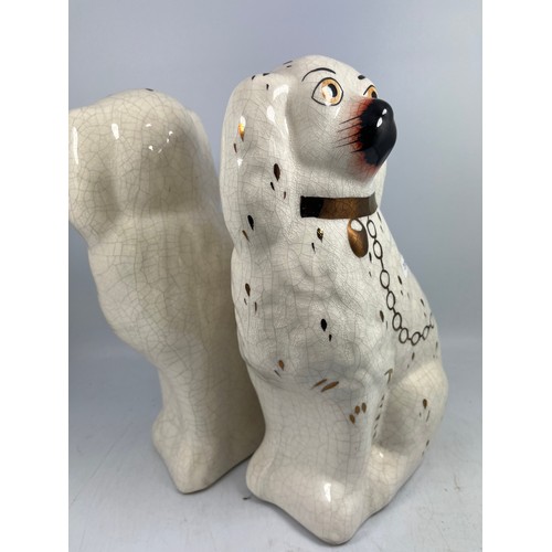 168 - Staffordshire Dogs Standing 12”