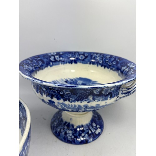 170 - Wedgwood Pedastal Bowl Plus Fruit bowl