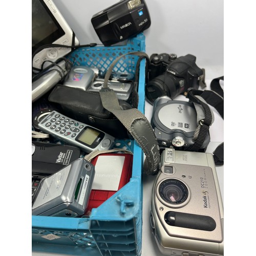 204 - Various Cameras Digital Camcorda Tablet Etc