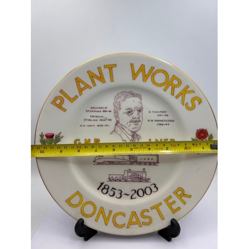 35 - Plant Works Doncaster Commemorative Plate.