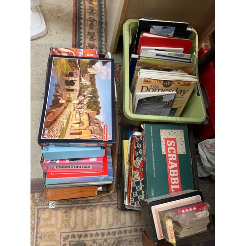 224 - Large Quantity Of Books. Jigsaws. Games ETC