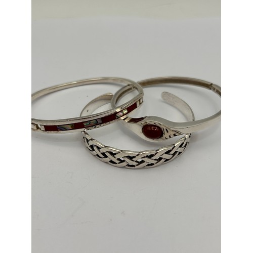 114 - Three Nice Quality Silver Bracelets