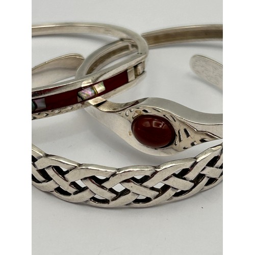 114 - Three Nice Quality Silver Bracelets