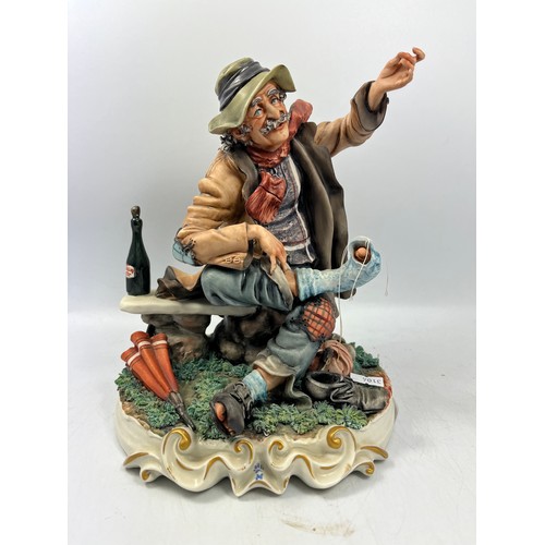 3 - Capodimonte Tramp Figure . Fabulous Detail. 9