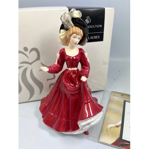 4 - Royal Doulton Pretty Ladies 'Patricia ,Petite Of The Year 2007, Boxed With COA Standing 7