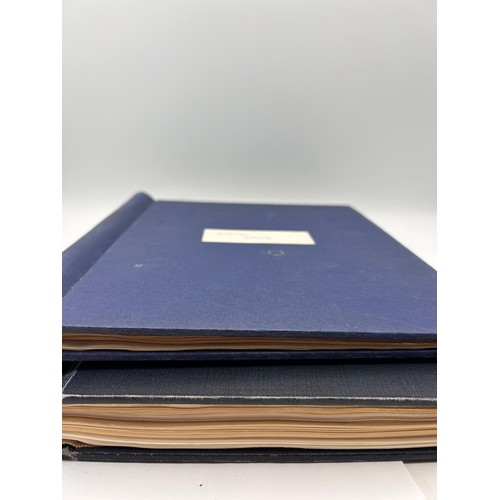 47 - Two Very Interesting Pair Of Stamp Albums , Have Been Previously Valued And Each Page Has A Value, H... 