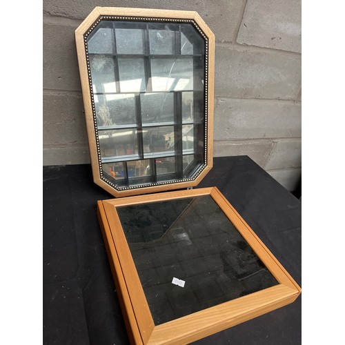 643 - Display Cabinet AF And Zippo Display Cabinet Largest 16” x 12”.