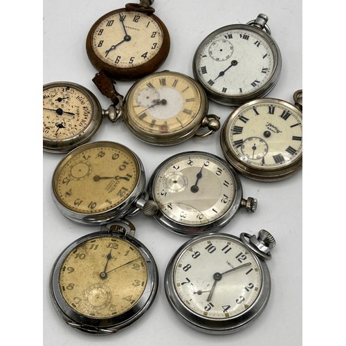 54 - Bag of Vintage Pocket Watches For Spares Or Repair.