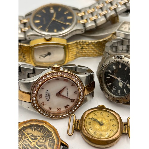 55 - Bag Of Vintage Gents And Ladies Watches.