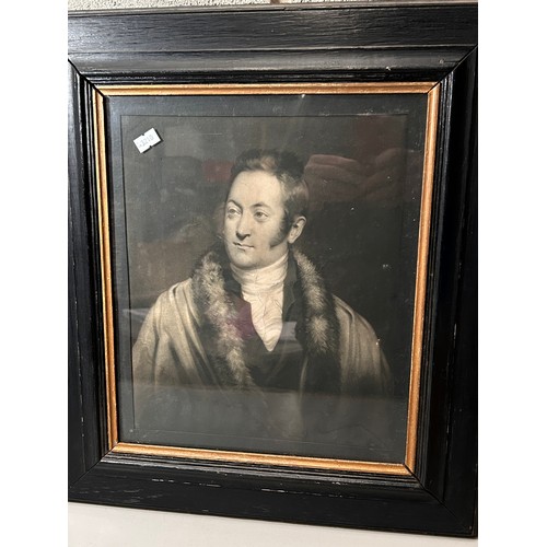 204 - Framed Victorian Litho/Print Of John Philpotts , 16