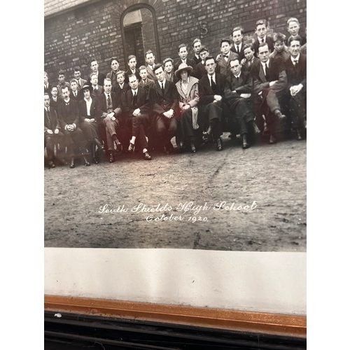 210 - Framed Photo Of South Shields High School Pupils October 1920 ,42