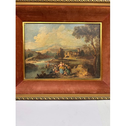 211 - Lovely Little Framed Oil On Canvas, Fishing Scene 18